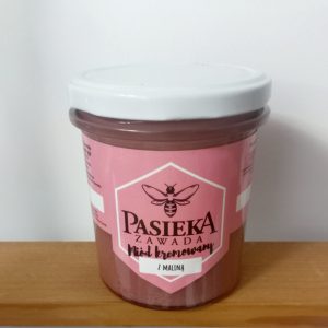 Miód Kremowany z Malinami